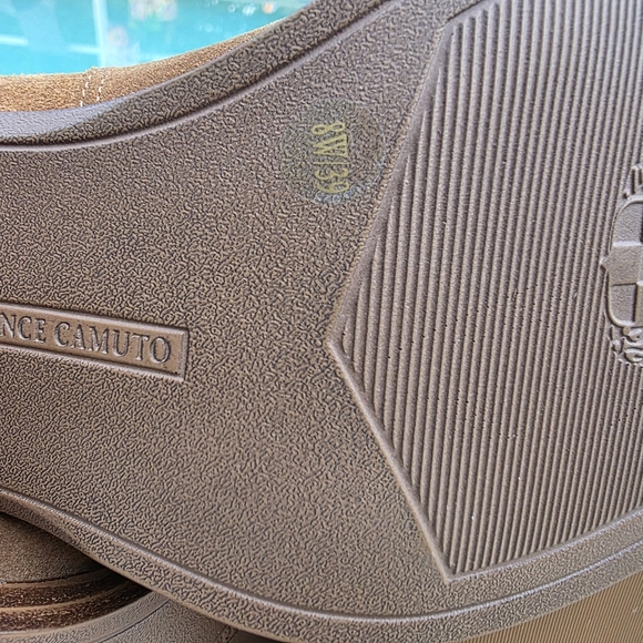 Vince Camuto NWT Kortimy Suede Boots In Camel  Size 8 Wide - Picture 3 of 11